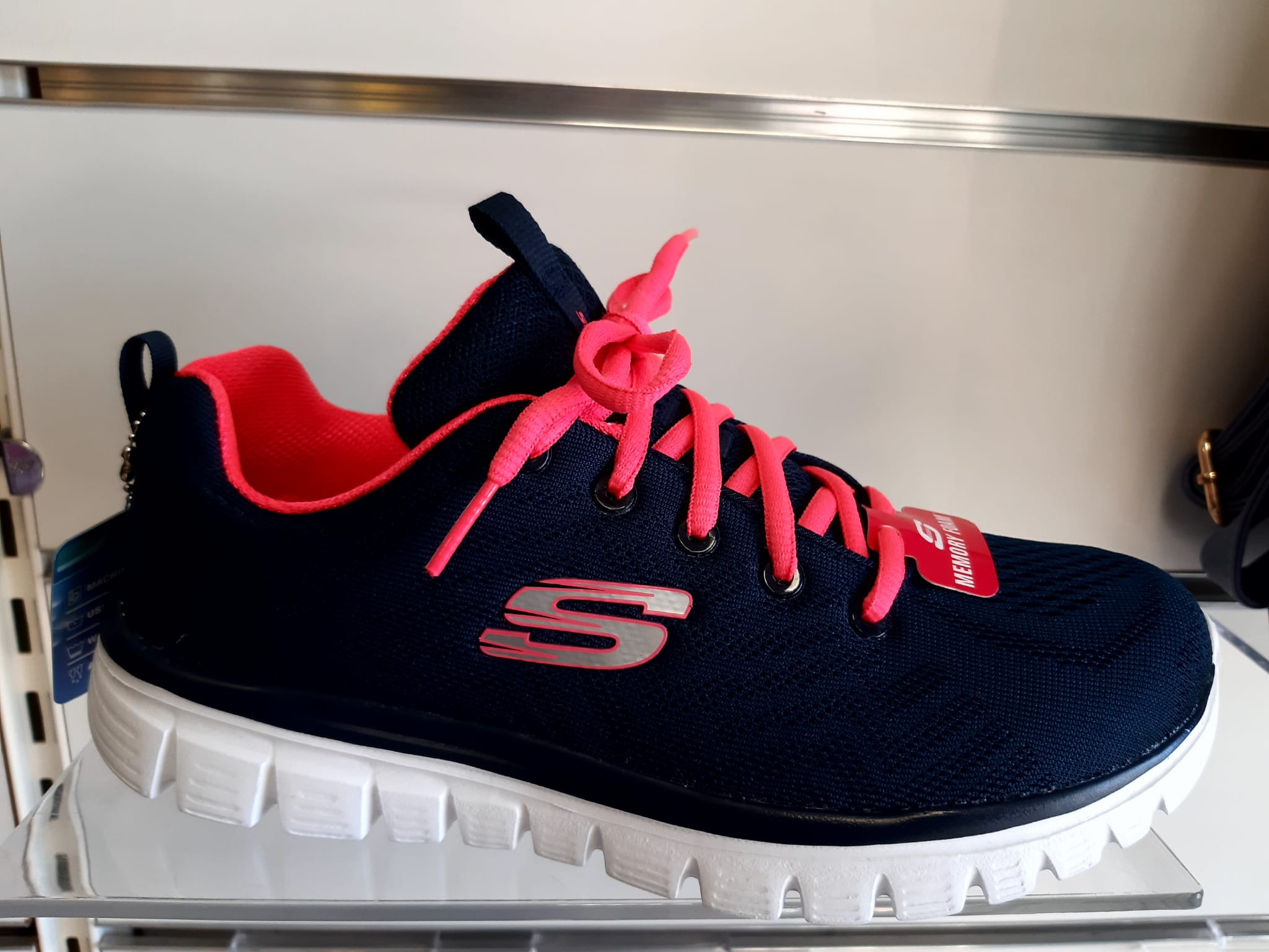 Skechers 12615 Navy HotPink | www.luanacalzature.it